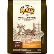 Nutro Hairball Control Adult Chicken & Whole Brown Rice Cat Food