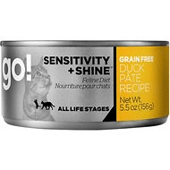Go! Sensitivity + Shine Grain-Free Duck Pate Canned Cat Food