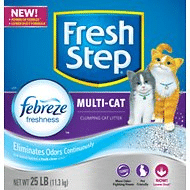 Fresh Step Multiple Cat Scoopable Clumping Cat Litter