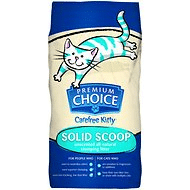 Premium Choice Carefree Kitty Unscented Solid Scoop Cat Litter