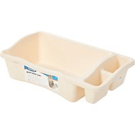 Petmate Giant Litter Pan with Microban, Bleached Linen