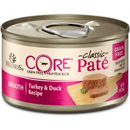 Wellness CORE Natural Grain Free Turkey & Duck Pate Canned Cat Food